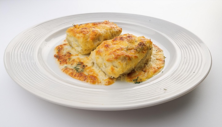 TRONCHETTI DI MERLUZZO GRATINATI 